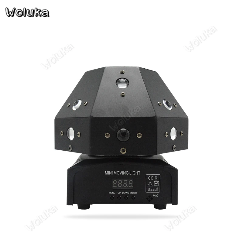 Сцсветильник вращающееся светодиодное Лазерное освещение с двойным эффектом