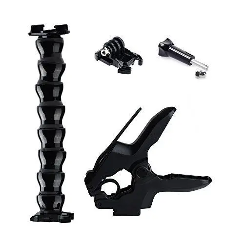 GoPro регулируемые Челюсти Гибкий зажим гибкий Универсальное крепление Go pro