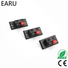 Лидер продаж 2017, 5 шт., 2 разъем позиции, клеммы с нажимным штекером, пружинная загрузка, аудиодинамик, клеммы, розетка, светодиодный тестер старения