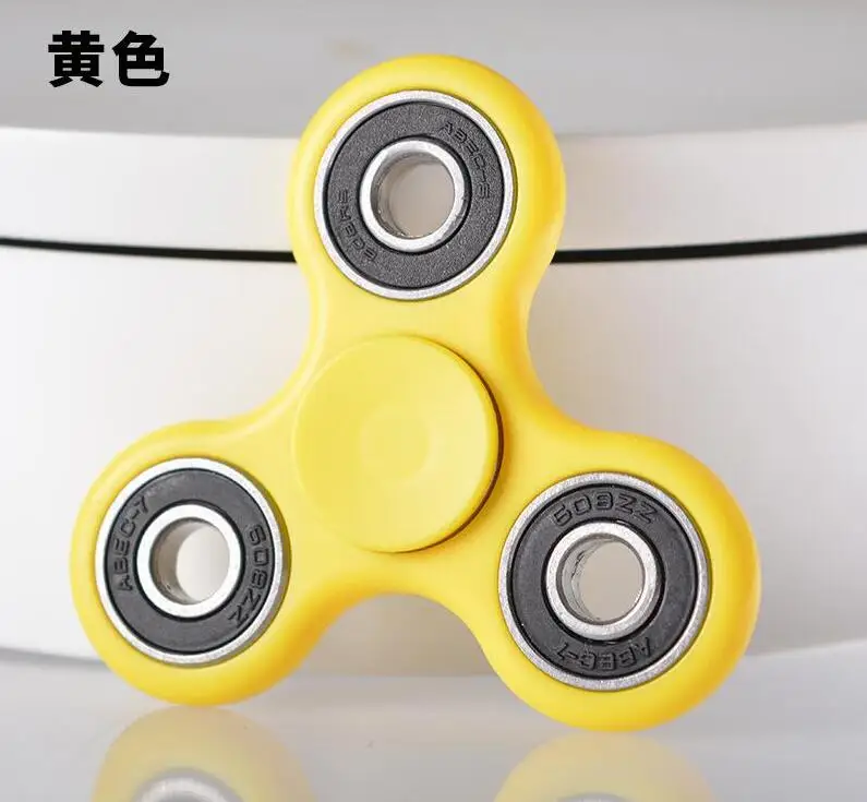 (Непоседа + Spinner случае) Ручной Счетчик Треугольник Палец Игрушка Сумка Box Дело |