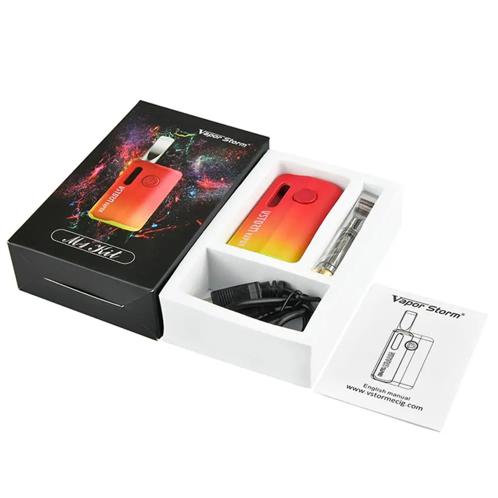 Оригинальный Vapor Storm M1 Набор для 0 5 мл CBD катушки вейп мод 800 мАч встроенный