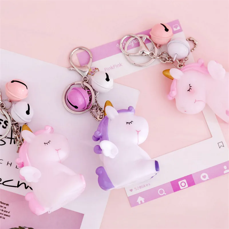 1 шт. брелок с Фламинго/единорогом креативный автомобильный подвеска Свадебные