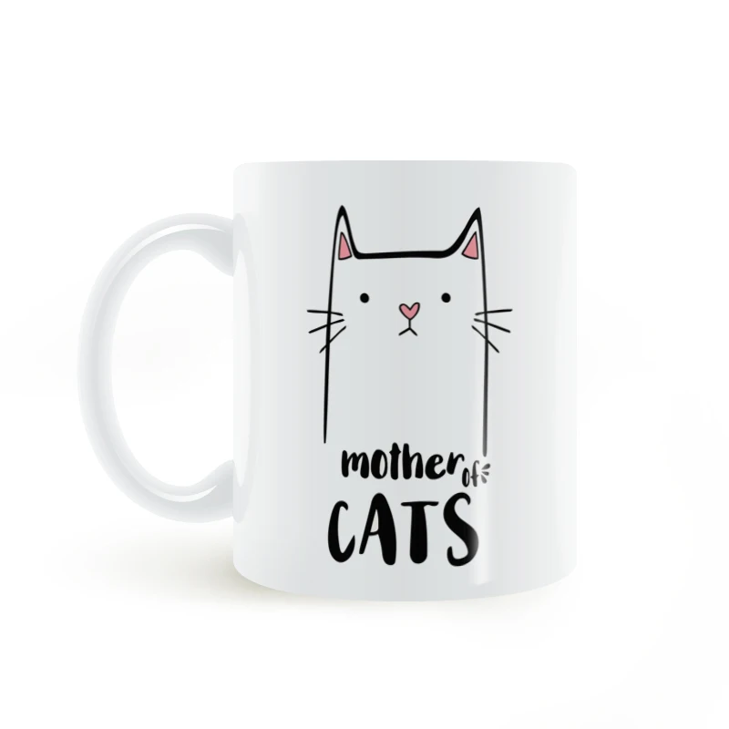 Mother Of Cats Кружка Кофе Молоко творческая керамическая кружка DIY подарки Домашний