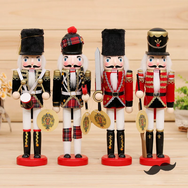 

England exotic 30cm Nutcracker puppet soldiers birthday gift bar decoration ZAKKA