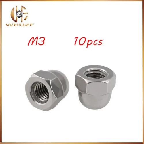 

Free shipping 10Pcs M3 *6H Galvanized Cap Nuts Decorative Cover Semicircle Acorn Nut Decorative Cover Semicircle Acorn Nut
