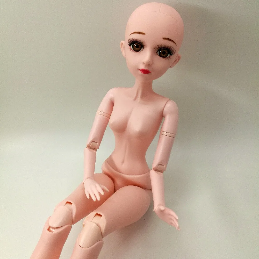 23 дюймов 1/3 кукла BJD Reborn без волос хорошего качества и по оптовой цене лысый