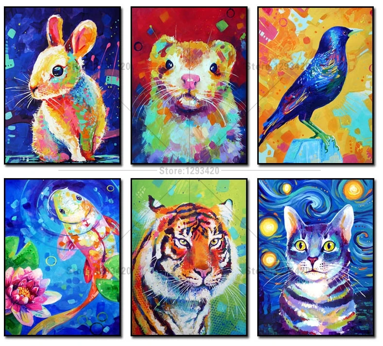 DIY Алмазная картина животное кролик вышивка крестом полная дрель квадратные