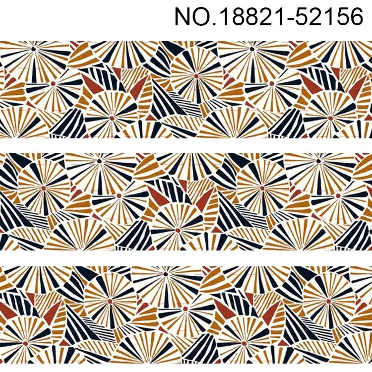 Новинка 50 ярдов круглый узор милые цветы лента печать grosgrain 5213-5224 | Дом и сад