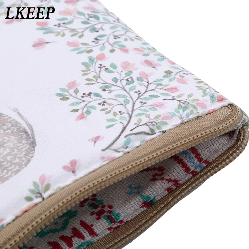 Классический Дамский холщовый Ретро маленький кошелек для монет ключевой