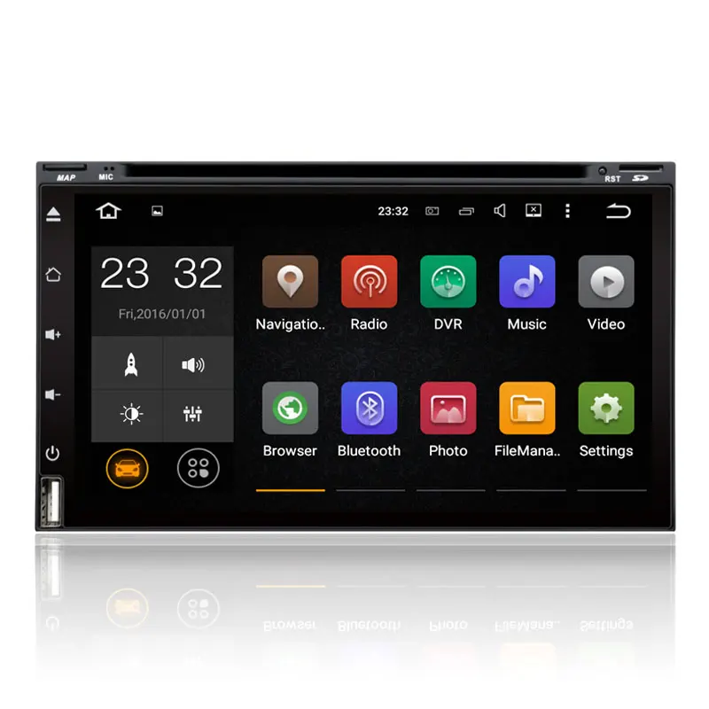 Четырехъядерный 6 95 дюймовый автомобильный dvd android 9 0 двойной din gps-навигация Wifi +