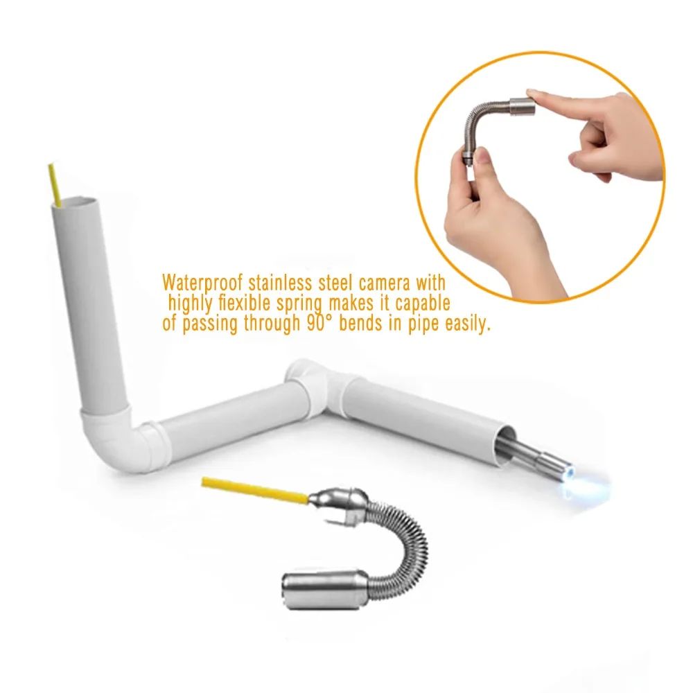 SYANSPAN 7 &quotБеспроводной Wi Fi 20/50/100 м внутритрубный инспекционный прибор видео