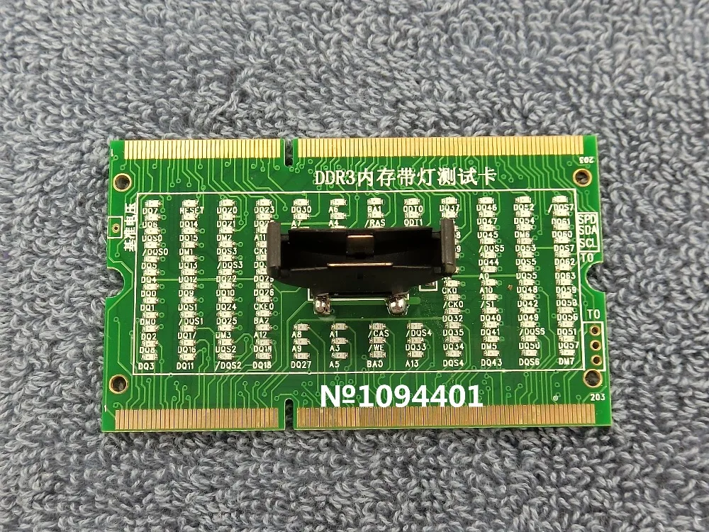 1 шт. * Новый Слот для памяти DDR3 карта-тестер ноутбука со светодиосветодиодный |