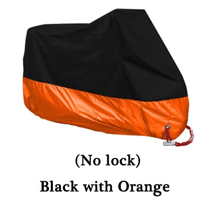 Orange 15 цветов, чехол для мотоцикла, универсальный, для улицы, для помещений, УФ-защита, для скутера, водонепроницаемый, для мотоцикла, для велосипеда, для дождя, для палатки, для квадроцикла, чехол - Цвет: Orange