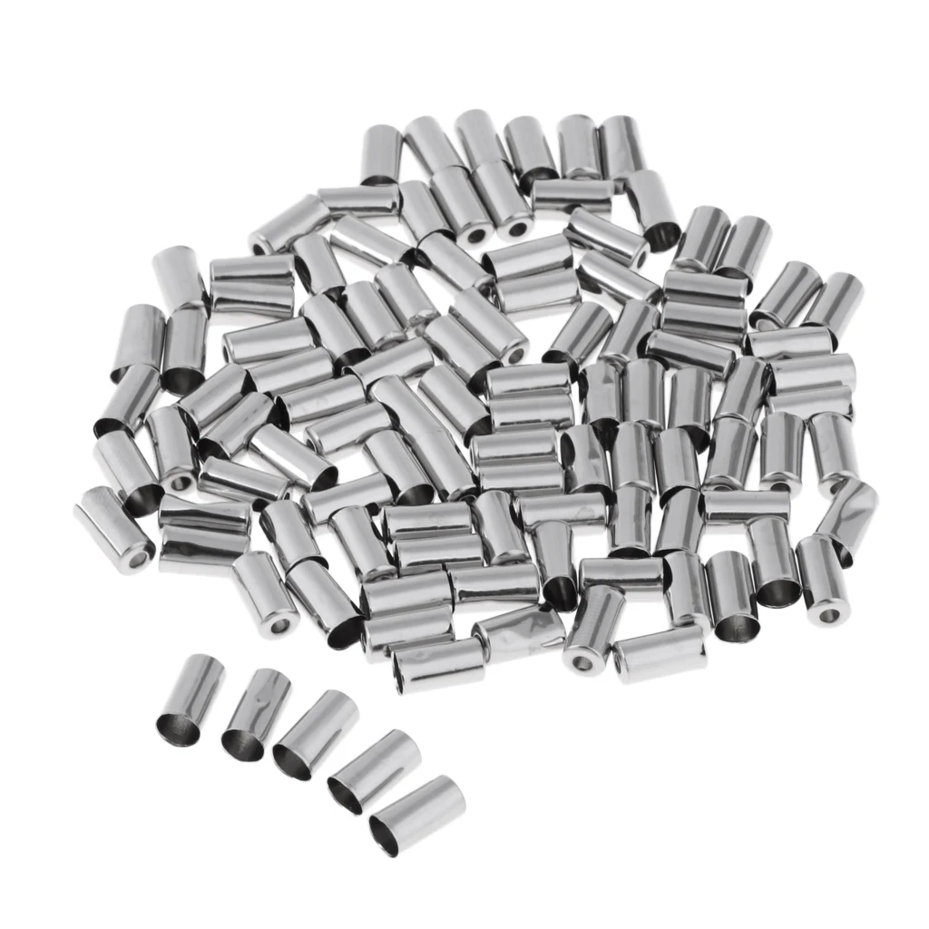 100Pcs Bicycle 5mm Housing End Caps Bike Ferrules Brake Cable Protector for of Bicycles and Adapted Vehicles | Спорт и развлечения