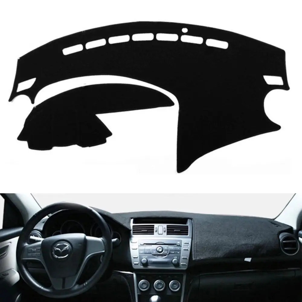 

BBQ@FUKA Car Front Dashboard Cover Pad Dashmat Dash Mat Sun Shade Carpet Pad Fit For 2009-2013 Mazda 3 Car Accessory