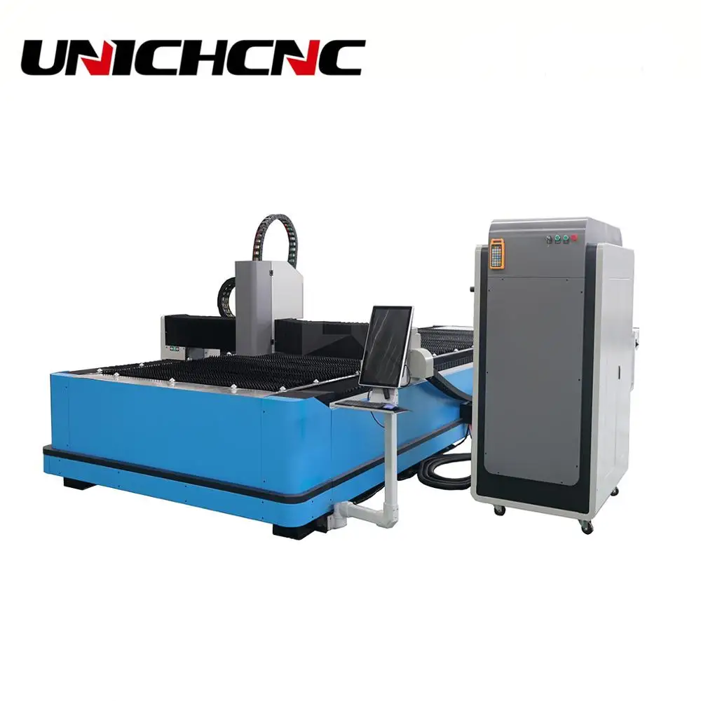 UNICHCNC низкая цена 1500x3000 мм машина для волоконной лазерной резки 1000 Вт|Фрезы по