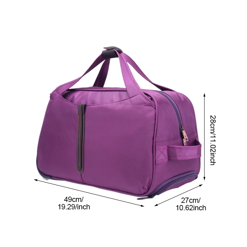 Водонепроницаемая сумка для багажа Женская Толстая стильная на колесиках