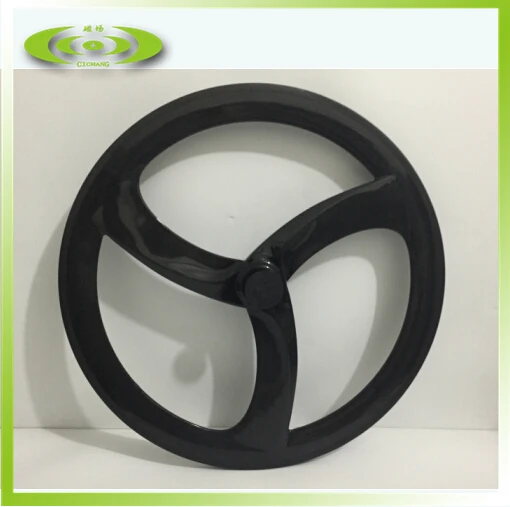 Новый дизайн трехколесные спицы с бесплатной доставкой|3 spoke carbon wheel|carbon wheelsthree wheel
