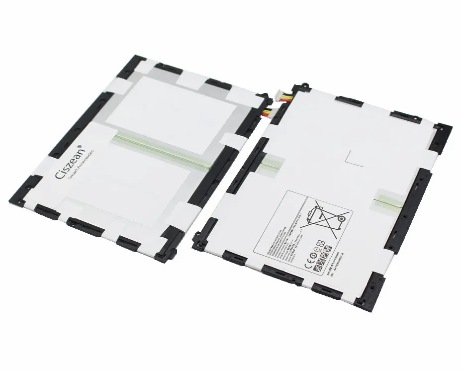 Ciszean 1x6000 мАч EB BT550ABE Сменный аккумулятор для Samsung Galaxy Tab A 9 7 дюйма SM T550 P555C T555C T555 P351
