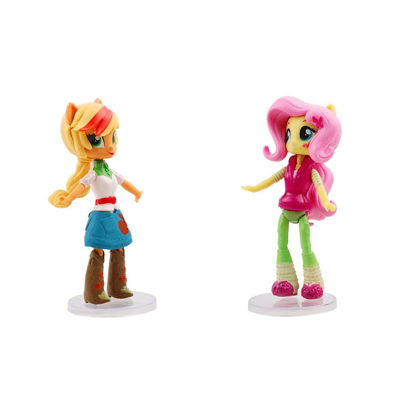 7 шт./компл. 14 см игрушки My Little Pony всех цветов радуги; платье в серии «редкость ПВХ экшн Фигурки Коллекционная модель куклы для детей, подарки