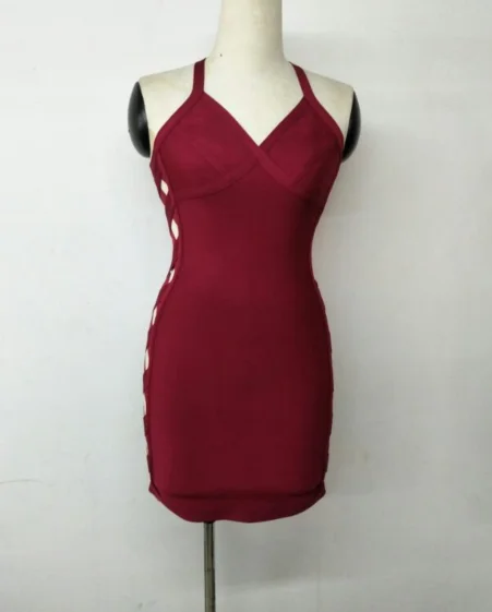 Для женщин Лето бинты Платья для район Новинка 2017 года сексуальный выдалбливают