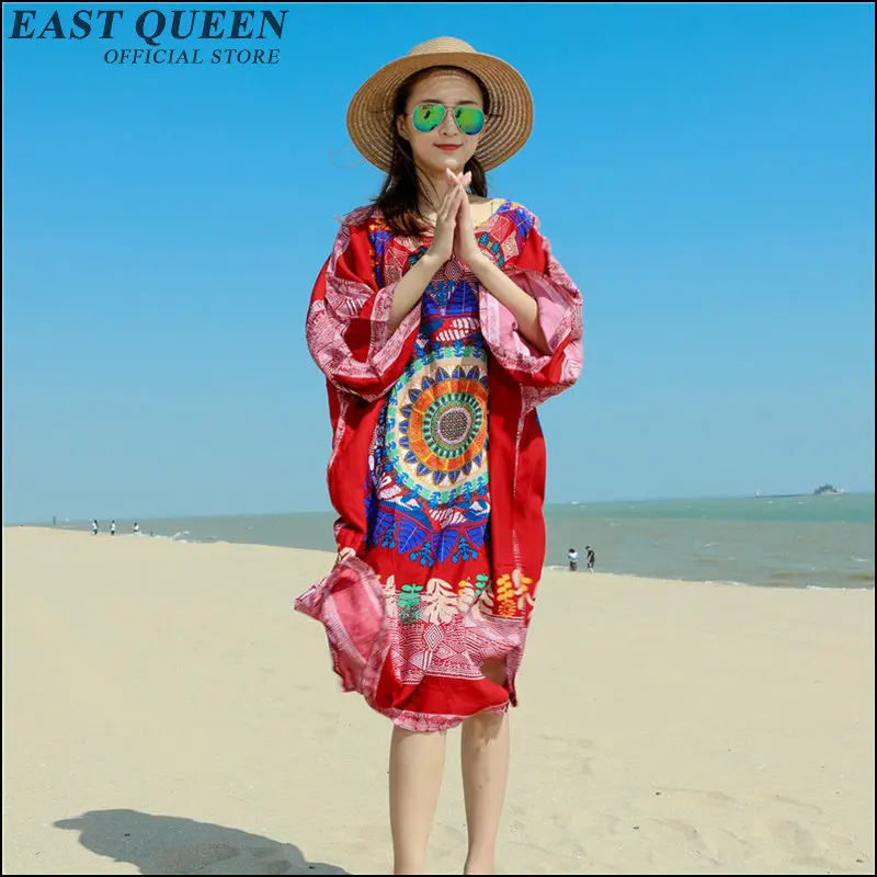 Женское богемное шикарное мексиканское платье Хиппи в этническом стиле одежда