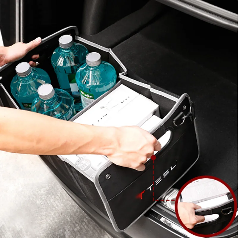 Модифицированный багажник складной ящик для хранения Tesla Model 3 моделей S X