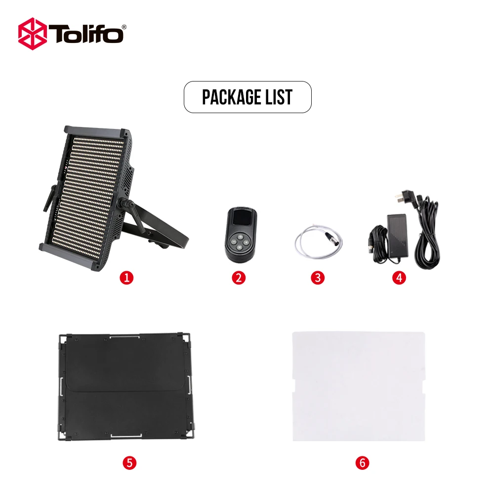Tolifo GK S100B 100 Вт 900 шт. светодиодные лампы LED фото видео свет Двухцветный затемнения