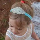 Детская повязка на голову с цветами для девочек