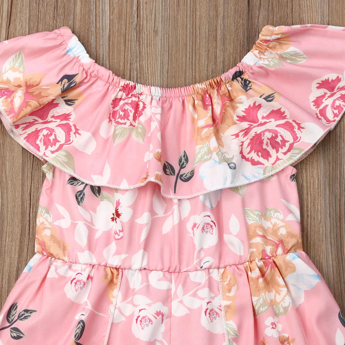 Детский комбинезон с открытыми плечами на возраст 1-6 лет | Детская одежда и обувь