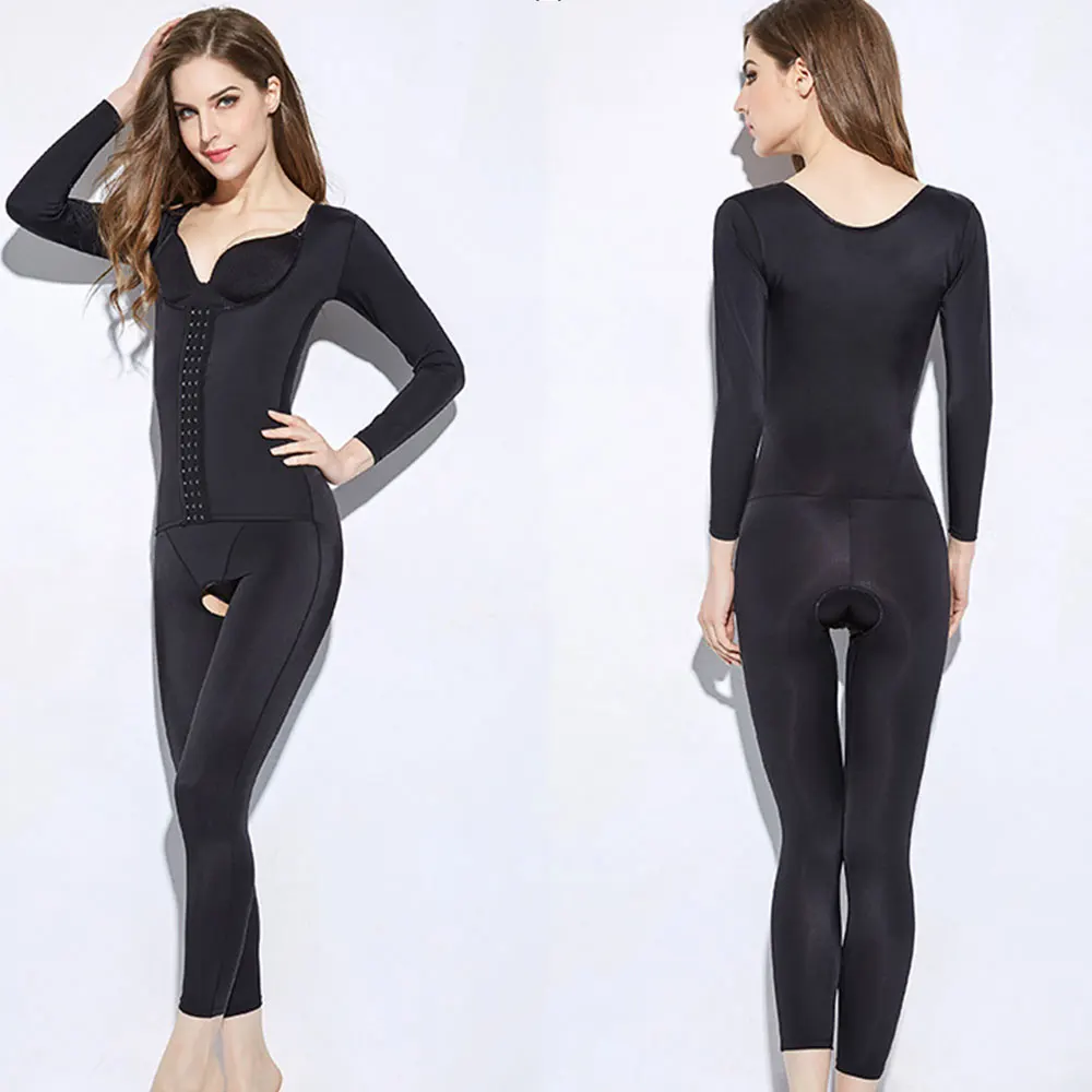 2XL плюс женское нижнее белье для похудения длинное боди Корректирующее талии
