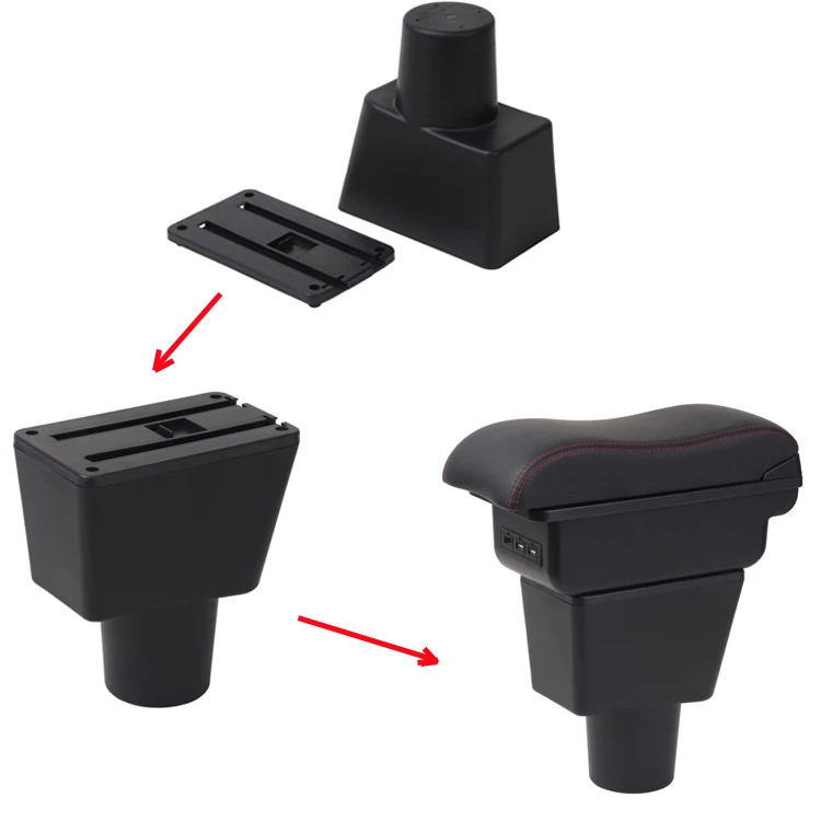 For LADA XRAY Armrest box central Store content with cup holder ashtray USB interface | Автомобили и мотоциклы