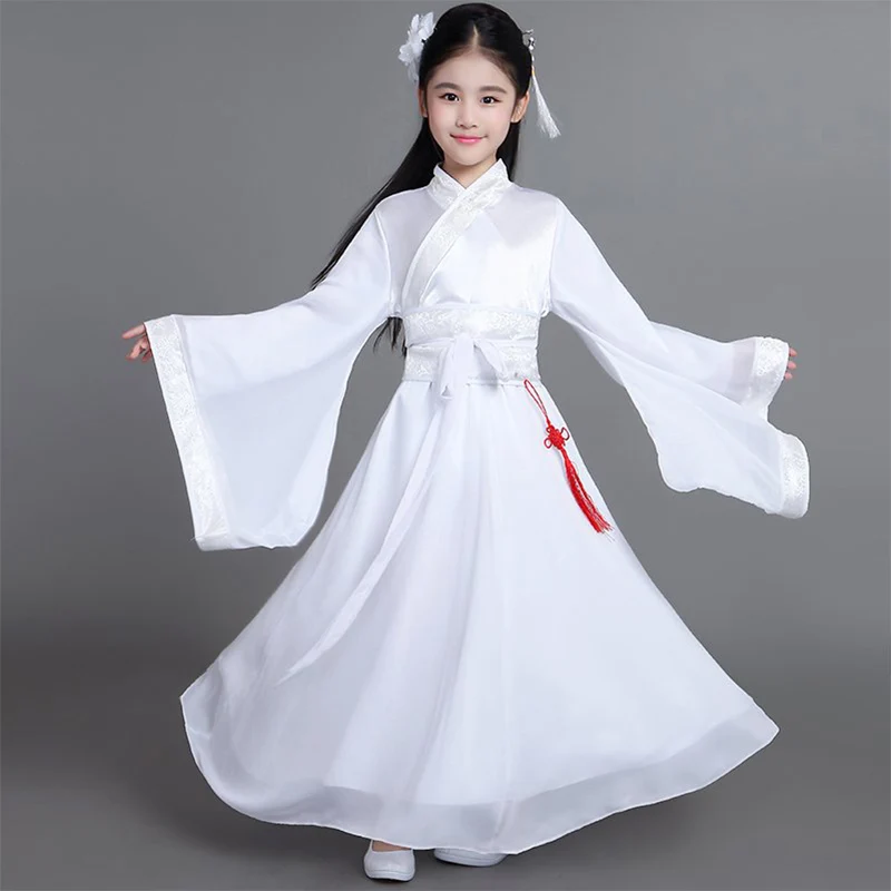 Children Hanfu clothing baby qipao piano dance costume chinese ethnic dress summer floral print style kid | Детская одежда и обувь