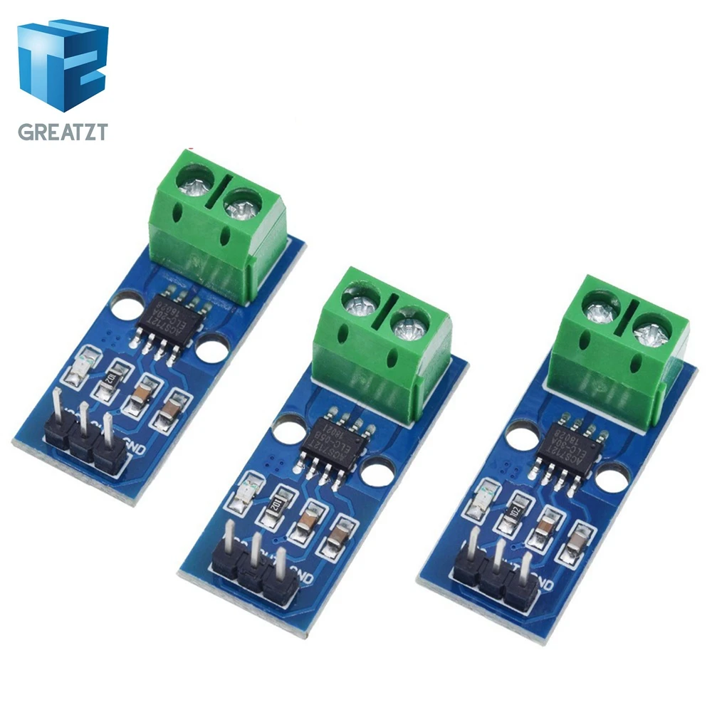 GREATZT горячая Распродажа ACS712 5A 20A 30A модуль датчика тока зала для Arduino 30A|acs712|modulemodule