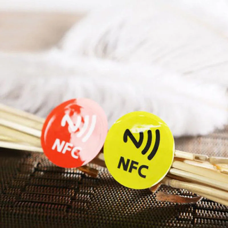 Смарт NFC метки наклейки чип клей 144 байт 13 56 МГц прочный для мобильного телефона