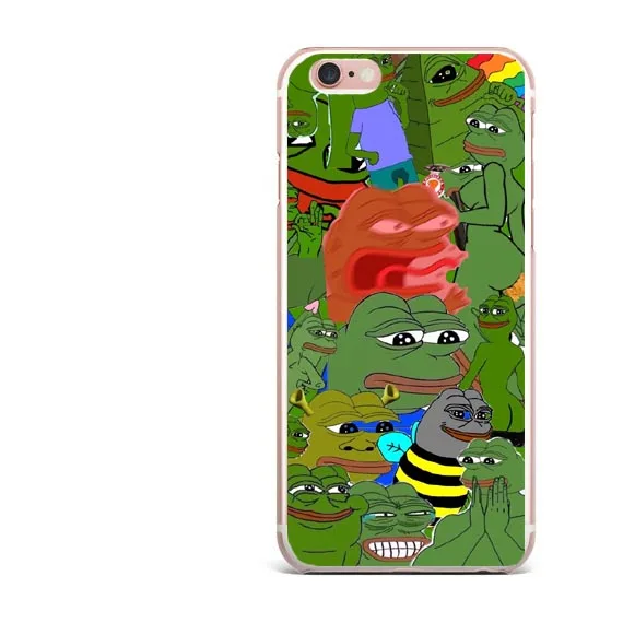 LOVINA Чехлы принцесс для iPhone 7 Plus 5S SE 6 6s чехол телефона Pepe лягушка четкость мягкая TPU