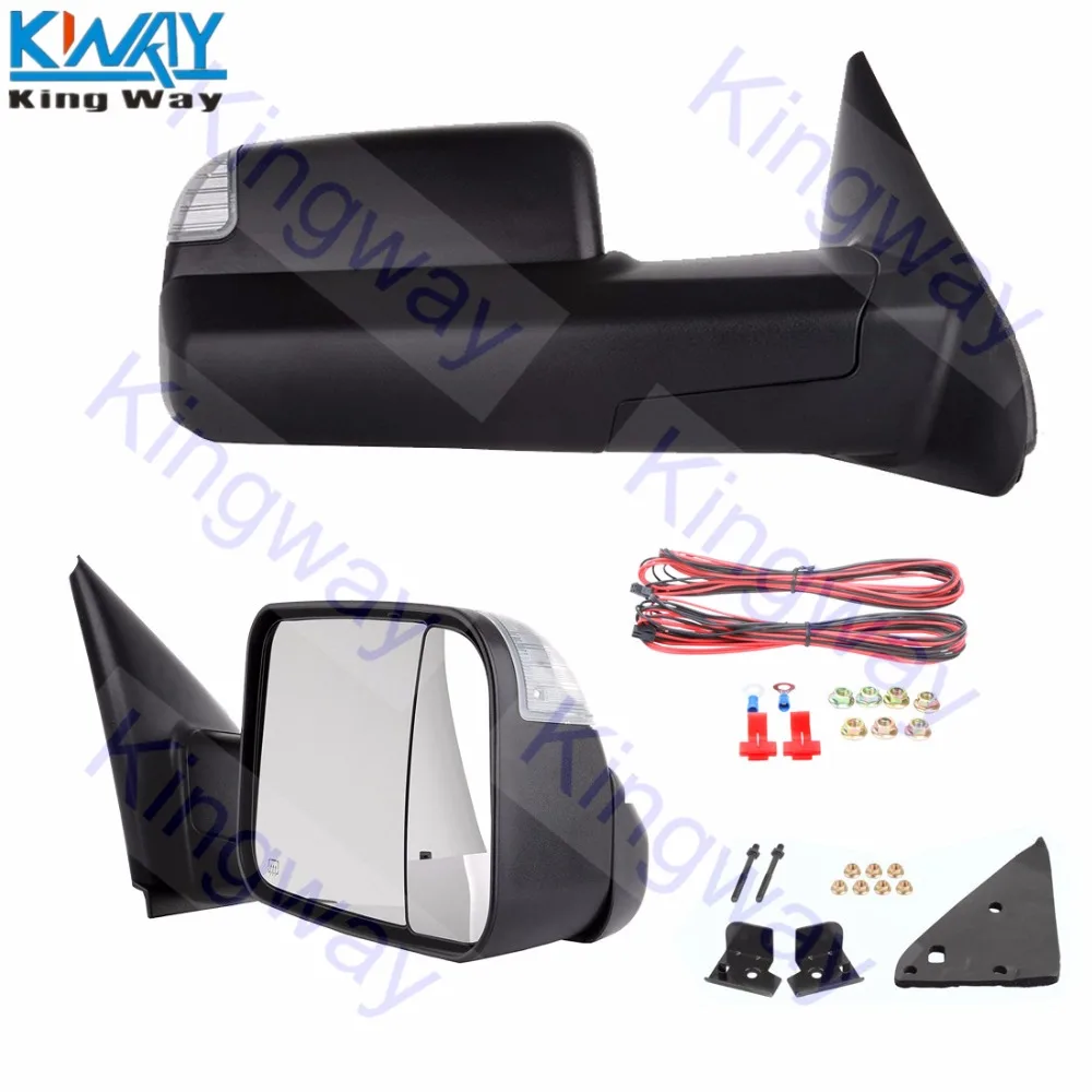 Бесплатная доставка-King Way - L/R буксировочные зеркала с подогревом питания