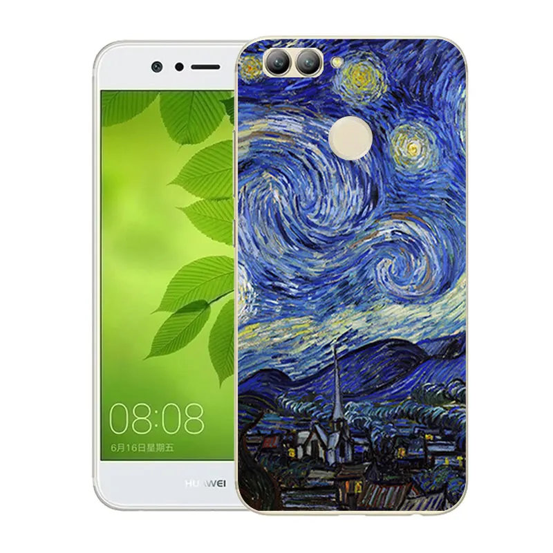 Чехол для Huawei Nova 2 Ультратонкий Мягкий Силиконовый ТПУ чехол с кокосовым принтом