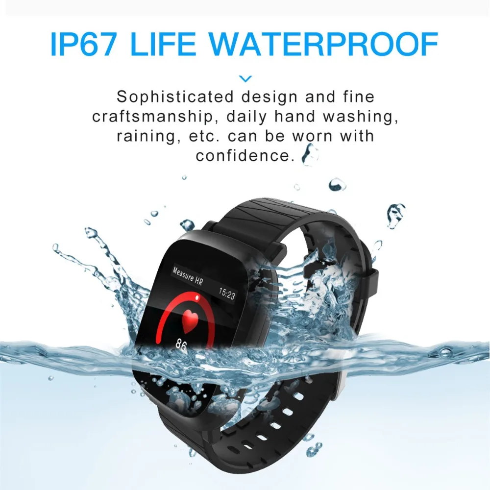 Letike M30 Спорт Смарт часы крови Давление монитор Фитнес трекер сна