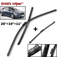 ericks wiper lhd front rear wiper blades set for volvo v40 2012 2016 windshield windscreen front rear window 261911