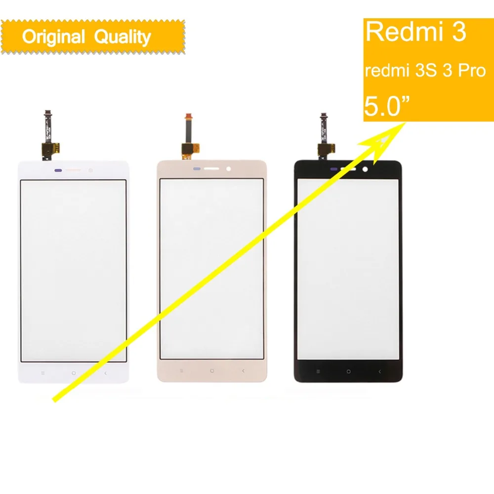 Felfial Оригинальный сенсорный экран для Xiaomi Redmi 3 S Pro mi3 3x3 s дигитайзер Сенсорная