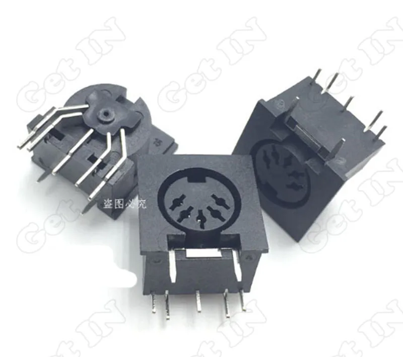 

100pcs DIN 5 Core S Terminal Connector Socket Female 5P DIN S Connection Jack