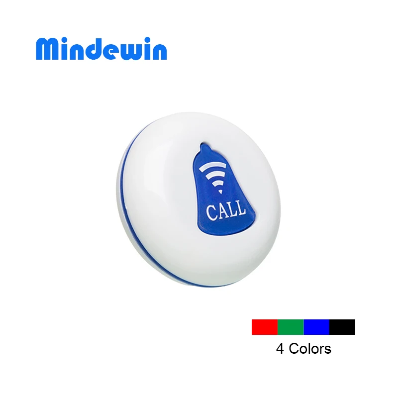 10 шт. беспроводная кнопка вызова Mindewin 433 МГц|call button|wireless pagerpager call |
