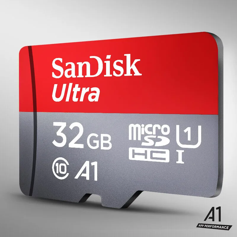 SanDisk microSD карта 256 ГБ 200 128 Гб 64 32 16 microSDHC/SDXC UHS-I памяти до 98 МБ/с./с скорость чтения для