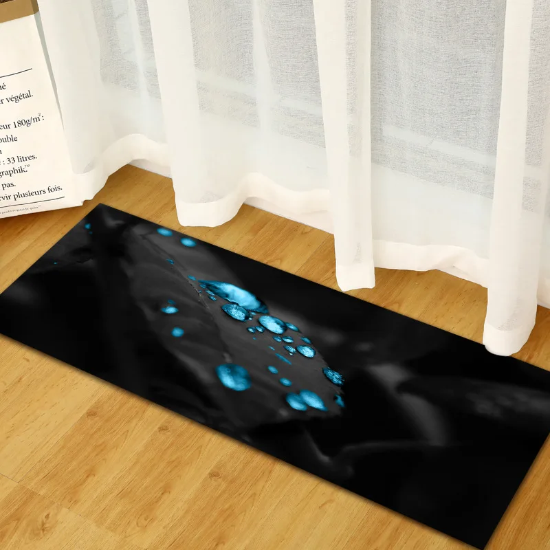 Бесплатная доставка Впитывающий Коврик для ванной с листьями влажного ночного