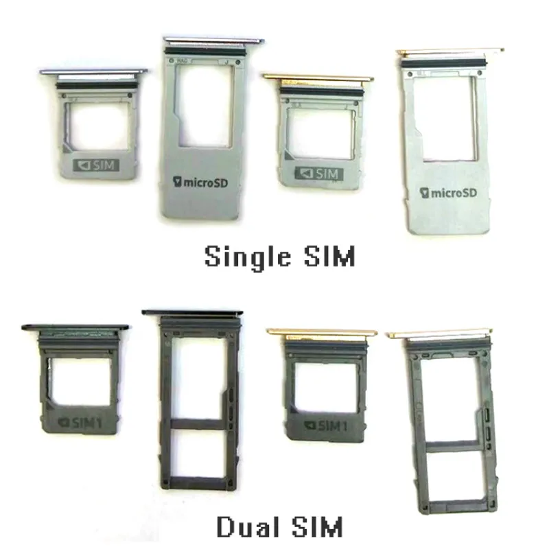 Для Samsung Galaxy A8 2018 A530 Sim и SD кардридер держатель для замены одна две версии |
