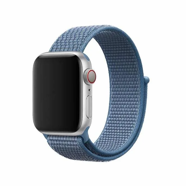 Новейшая Спортивная петля для Apple Watch band 44 мм 40 тканый нейлоновый ремешок iwatch series 4