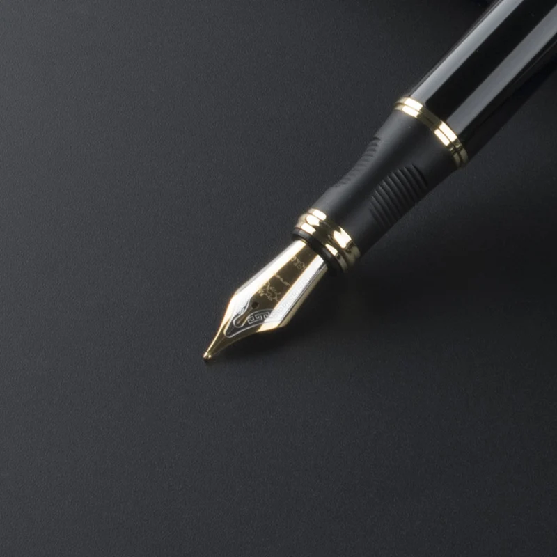 IRAURITA перьевая ручка JINHAO X450 темно-зеленый и золотой 18 КГП 0 7 мм перо с широким