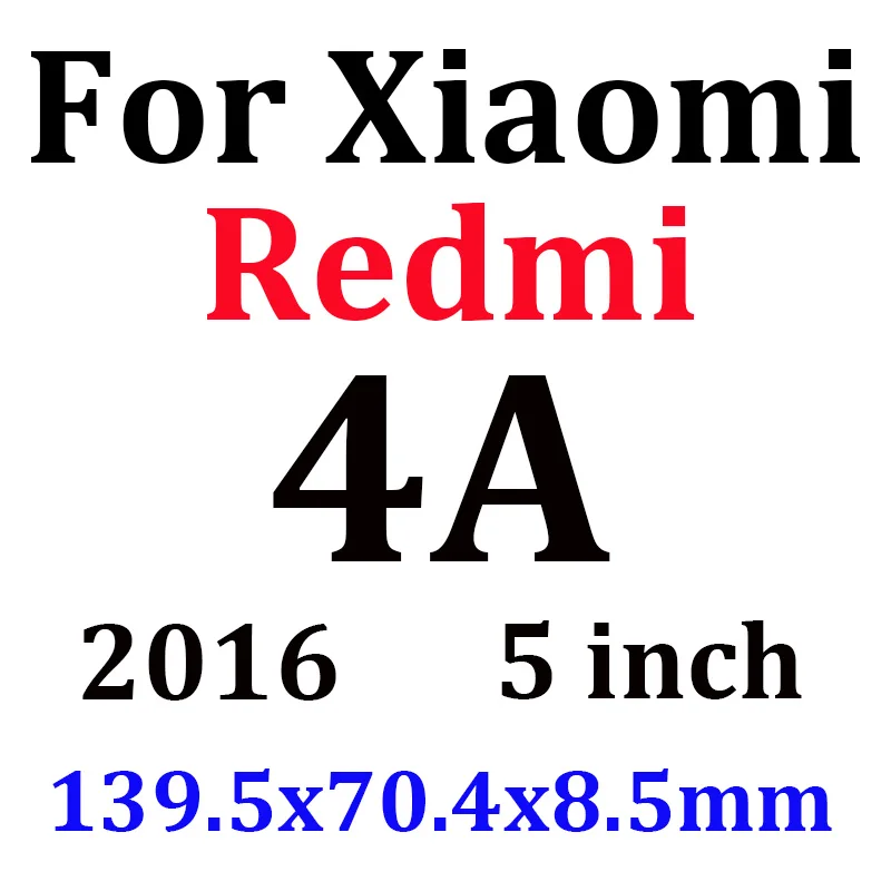 For Redmi 4A Закаленное стекло GerTong для Xiaomi Redmi 4A Note 3 Note 2 для Redmi 6 6A 3 Pro 3S Mi5 Mi4C Mi4 защитная пленка - Цвет: For Redmi 4A