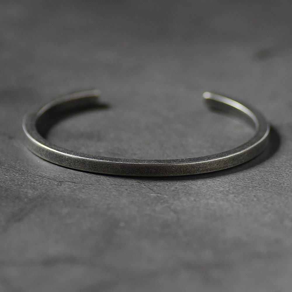 Новый стиль Открытый браслет на запястье из титановой стали мужские браслеты 1314